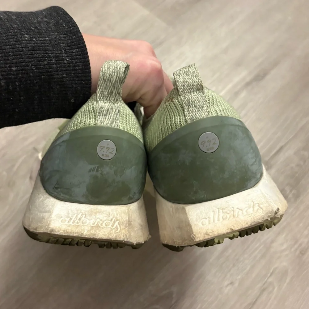 Women’s Size 9.5 Light Green Allbirds Tree Flyer TF‎ 9.92 Running Shoes